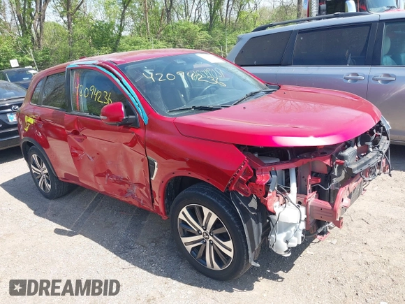 2020 Mitsubishi Outlander ES with VIN JA4AR3AUXLU018509, listed as a IAAI auction lot 42094236 with 90,415 mi miles and . Bid and sale history available at DreamBid. Image 1.