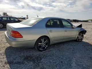2001 Lexus LS 430 with VIN JTHBN30F810046417, listed as a Copart auction lot 52645575 with 213,865 mi miles and Salvage Title. Bid and sale history available at carsss.com. Image 3.