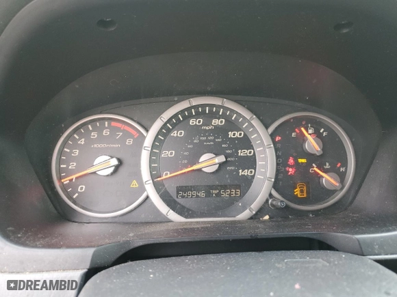 2008 Honda Pilot EX with VIN 5FNYF18488B001635, listed as a Copart auction lot 52784805 with 249,946 mi miles and Clean Title. Bid and sale history available at carsss.com. Image 9.