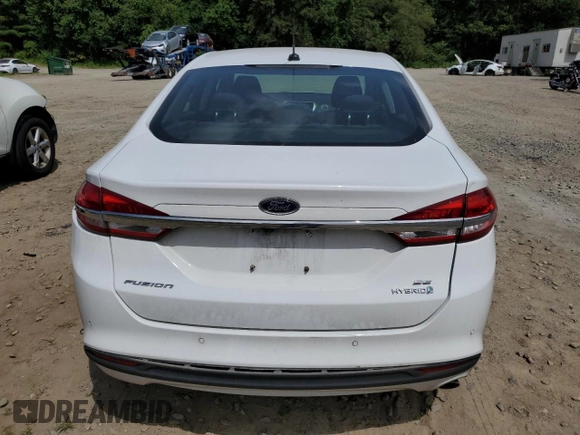 2017 Ford Fusion Hybrid SE with VIN 3FA6P0LU8HR325792, listed as a Copart auction lot 62819735 with 101,943 mi miles and Salvage title. Bid and sale history available at DreamBid. Image 6.