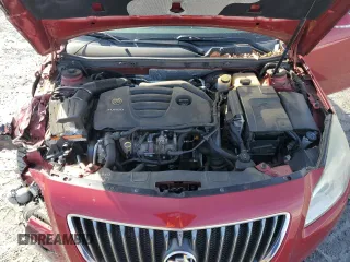 2013 Buick Regal Turbo Premium 2 with VIN 2G4GT5GV9D9190294, listed as a Copart auction lot 45120895 with 122,029 mi miles and Salvage title. Bid and sale history available at DreamBid. Image 12.