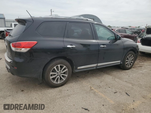 2016 Nissan Pathfinder SL with VIN 5N1AR2MM4GC612435, listed as a Copart auction lot 55487345 with 161,421 mi miles and Salvage title. Bid and sale history available at DreamBid. Image 3.