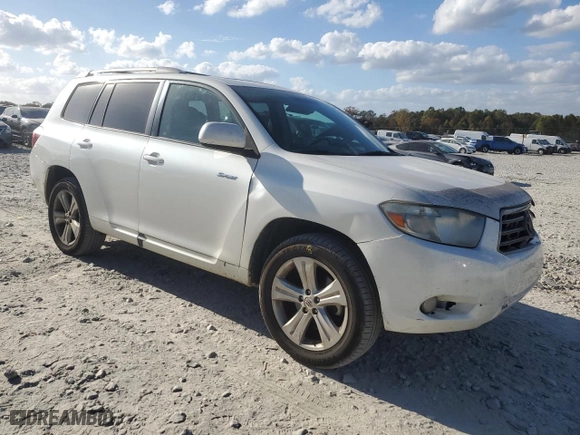 2010 Toyota Highlander Sport with VIN 5TDEK3EH1AS003021, listed as a Copart auction lot 78787504 with 161,208 mi miles and Salvage Title. Bid and sale history available at carsss.com. Image 4.