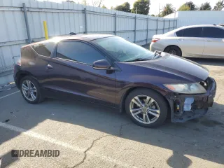 2013 Honda CR-Z with VIN JHMZF1D48DS003178, listed as a Copart auction lot 51550965 with 195,528 mi miles and Salvage Title. Bid and sale history available at carsss.com. Image 4.