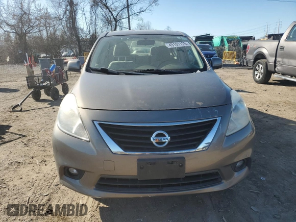 2012 Nissan Versa SV with VIN 3N1CN7APXCL817408, listed as a Copart auction lot 49101125 with 118,417 mi miles and Salvage Title. Bid and sale history available at carsss.com. Image 5.