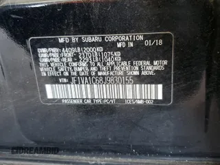 2018 Subaru WRX Premium with VIN JF1VA1C68J9830155, listed as a Copart auction lot 57999905 with 171,022 mi miles and Salvage title. Bid and sale history available at DreamBid. Image 12.