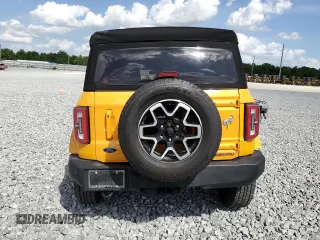 2021 Ford Bronco with VIN 1FMEE5BP5MLA90132, listed as a Copart auction lot 51509545 with 22,742 mi miles and Salvage Title. Bid and sale history available at carsss.com. Image 6.