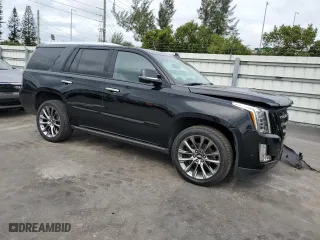 2020 Cadillac Escalade Premium Luxury with VIN 1GYS3CKJ4LR296092, listed as a Copart auction lot 81808954 with 97,339 mi miles and Non Repairable. Bid and sale history available at carsss.com. Image 4.