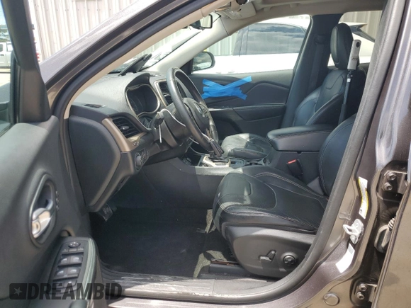 2014 Jeep Cherokee Limited with VIN 1C4PJLDB1EW154245, listed as a Copart auction lot 54428845 with 122,370 mi miles and Salvage Title. Bid and sale history available at DreamBid. Image 7.
