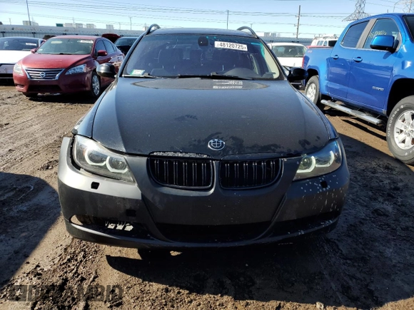 2008 BMW 3 Series 328xi with VIN WBAVT73598FZ37562, listed as a Copart auction lot 48120725 with 137,938 mi miles and Salvage title. Bid and sale history available at DreamBid. Image 5.