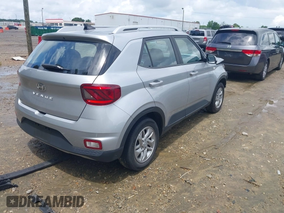 2020 Hyundai Venue SEL with VIN KMHRC8A31LU045687, listed as a IAAI auction lot 42244909 with 57,048 mi miles and . Bid and sale history available at DreamBid. Image 4.