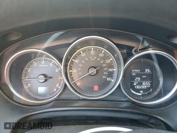 2016 Mazda CX-5 Sport with VIN JM3KE2BE1G0629430, listed as a Copart auction lot 82442654 with 130,289 mi miles and Salvage Title. Bid and sale history available at DreamBid. Image 9.