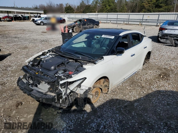 2020 Nissan Maxima Platinum with VIN 1N4AA6FVXLC366547, listed as a Copart auction lot 45569995 with 23,124 mi miles and Salvage Title. Bid and sale history available at DreamBid. Image 1.