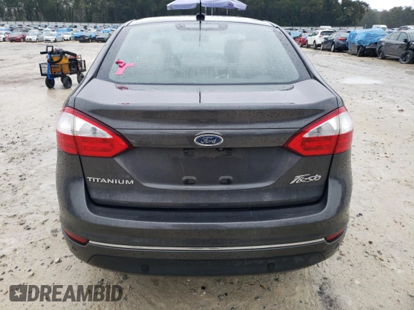 2017 Ford Fiesta Titanium with VIN 3FADP4CJ4HM123260, listed as a Copart auction lot 46355095 with 69,398 mi miles and Salvage Title. Bid and sale history available at carsss.com. Image 6.