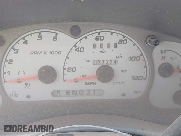 2003 Ford Explorer Sport XLS z VIN 1FMZU70E33UB96279, wystawiony jako IAAI lot #39023527 z przebiegiem 183 504 mil mil oraz . Historia ofert i sprzedaży dostępna na DreamBid. Obrazek 7.