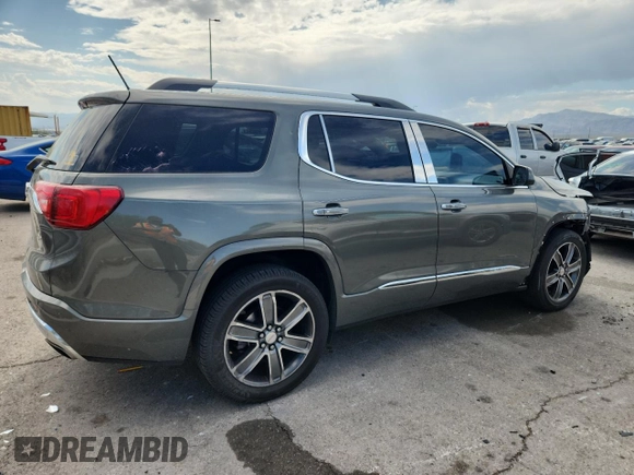 2017 GMC Acadia Denali with VIN 1GKKNPLS9HZ201178, listed as a Copart auction lot 58357065 with 137,804 mi miles and Salvage title. Bid and sale history available at DreamBid. Image 3.
