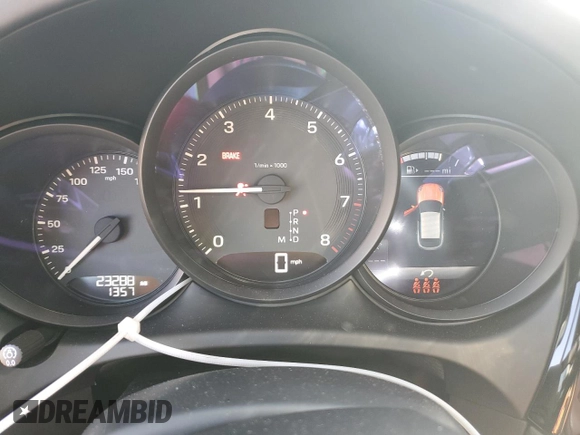 2023 Porsche Macan with VIN WP1AA2A54PLB05445, listed as a Copart auction lot 60559075 with 23,288 mi miles and Salvage title. Bid and sale history available at DreamBid. Image 9.