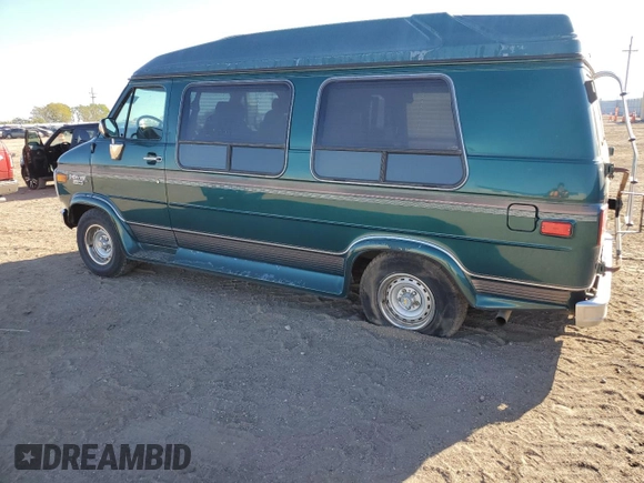 1995 Chevrolet Chevy Van z VIN 1GBEG25K3SF249372, wystawiony jako Copart lot #72284224 z przebiegiem 72 331 mil mil oraz Tytuł czysty. Historia ofert i sprzedaży dostępna na DreamBid. Obrazek 2.