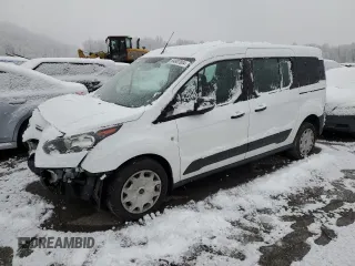 2017 Ford Transit Connect XL with VIN NM0GE9E75H1334666, listed as a Copart auction lot 84887804 with 93,555 mi miles and Salvage title. Bid and sale history available at DreamBid. Image 1.