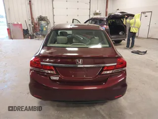 2014 Honda Civic Sedan EX with VIN 19XFB2F8XEE084520, listed as a IAAI auction lot 41851146 with 86,607 mi miles. Bid and sale history available at carsss.com. Image 16.