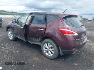 2014 Nissan Murano SL with VIN JN8AZ1MU4EW401508, listed as a IAAI auction lot 41969431 with 109,006 mi miles and . Bid and sale history available at carsss.com. Image 3.