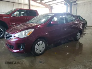 2017 Mitsubishi Mirage ES z VIN ML32F3FJ1HHF07856, wystawiony jako Copart lot #60634575 z przebiegiem 65 790 mil mil oraz Szkoda całkowita • Salvage title. Historia ofert i sprzedaży dostępna na DreamBid. Obrazek 1.