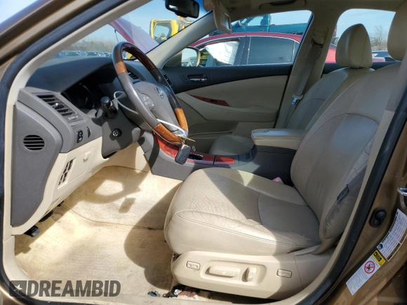 2007 Lexus ES 350 with VIN JTHBJ46G572073489, listed as a Copart auction lot 49692615 with 109,274 mi miles and Salvage Title. Bid and sale history available at carsss.com. Image 7.