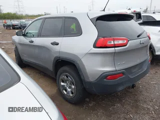 2016 Jeep Cherokee Sport with VIN 1C4PJMAB7GW276671, listed as a IAAI auction lot 42016498 with 201,410 mi miles. Bid and sale history available at carsss.com. Image 3.