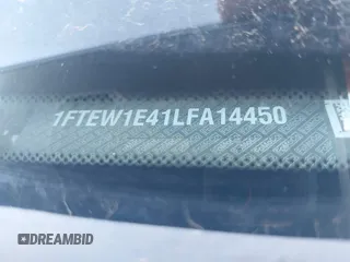 2020 Ford F-150 XL with VIN 1FTEW1E41LFA14450, listed as a IAAI auction lot 42148087 with 184,168 mi miles and . Bid and sale history available at DreamBid. Image 9.