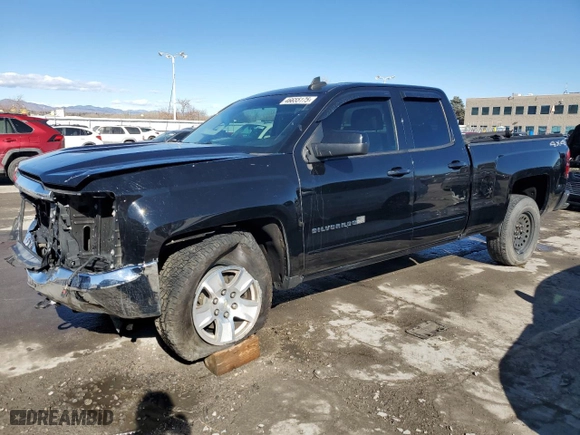 2017 Chevrolet Silverado 1500 LT with VIN 1GCVKREH4HZ139784, listed as a Copart auction lot 46655175 with 113,969 mi miles and Salvage Title. Bid and sale history available at carsss.com. Image 1.