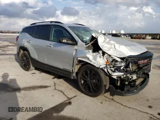 2022 GMC Terrain SLE z VIN 3GKALMEV9NL253730, wystawiony jako Copart lot #45146535 z przebiegiem Nie podano mil oraz Szkoda całkowita • Salvage title. Historia ofert i sprzedaży dostępna na DreamBid. Obrazek 4.