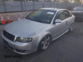 2002 Audi A4 1.8T with VIN WAULC68EX2A162316, listed as a IAAI auction lot 39372912 with 1 mi miles. Bid and sale history available at carsss.com. Image 2.