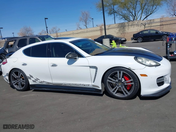 2011 Porsche Panamera Turbo with VIN WP0AC2A7XBL091024, listed as a IAAI auction lot 41841471 with 64,722 mi miles. Bid and sale history available at carsss.com. Image 13.