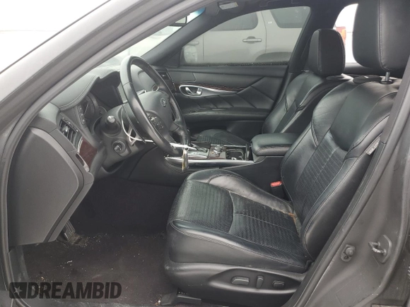 2017 Infiniti M37 with VIN JN1BY1AR1HM770588, listed as a Copart auction lot 44752335 with 0 mi miles and Salvage Title. Bid and sale history available at carsss.com. Image 7.
