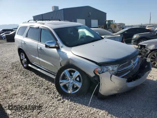 2013 Dodge Durango Citadel with VIN 1C4SDJET2DC602487, listed as a Copart auction lot 62308385 with 124,034 mi miles and Salvage title. Bid and sale history available at DreamBid. Image 4.