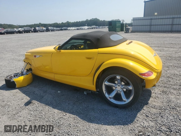 2000 Plymouth Prowler z VIN 1P3EW65G3YV606064, wystawiony jako Copart lot #69496324 z przebiegiem 36 048 mil mil oraz Szkody całkowita. Historia ofert i sprzedaży dostępna na DreamBid. Obrazek 2.
