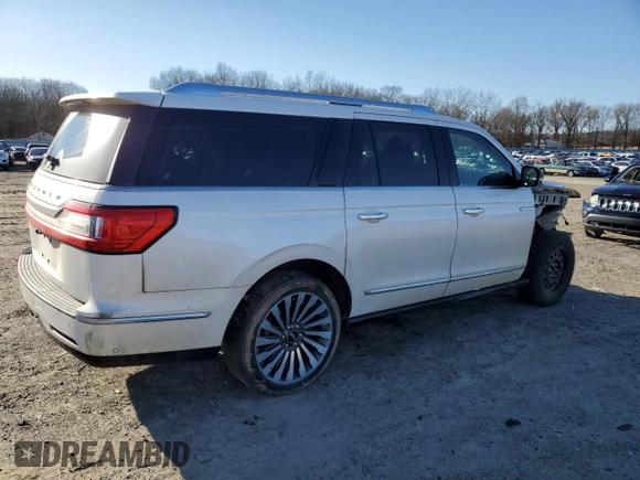 2019 Lincoln Navigator Reserve z VIN 5LMJJ3LT1KEL14831, wystawiony jako Copart lot #47498195 z przebiegiem 126 544 mil mil oraz Szkoda całkowita • Salvage title. Historia ofert i sprzedaży dostępna na DreamBid. Obrazek 3.