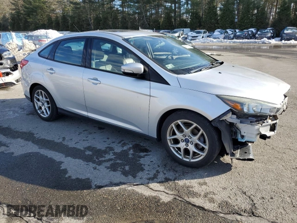 2015 Ford Focus SE with VIN 1FADP3F21FL267233, listed as a Copart auction lot 46091855 with 72,942 mi miles and Salvage Title. Bid and sale history available at carsss.com. Image 4.