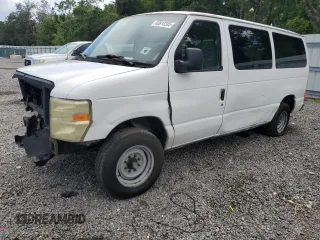 2008 Ford Econoline Passenger XL with VIN 1FMNE11LX8DA59238, listed as a Copart auction lot 63818385 with 170,959 mi miles and Salvage title. Bid and sale history available at DreamBid. Image 1.