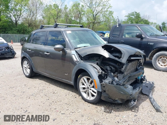 2013 MINI Countryman S ALL4 with VIN WMWZC5C58DWP30600, listed as a IAAI auction lot 42203285 with 76,796 mi miles and . Bid and sale history available at DreamBid. Image 1.