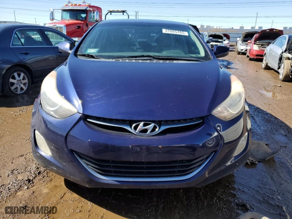 2012 Hyundai Elantra Limited with VIN 5NPDH4AE9CH083253, listed as a Copart auction lot 47805765 with 134,560 mi miles and Salvage Title. Bid and sale history available at carsss.com. Image 5.