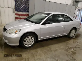 2004 Honda Civic LX z VIN 1HGEM22554L054642, wystawiony jako Copart lot #56203525 z przebiegiem 171 385 mil mil oraz Szkoda całkowita • Salvage title. Historia ofert i sprzedaży dostępna na DreamBid. Obrazek 1.