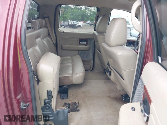 2006 Ford F-150 XLT with VIN 1FTPW125X6FA46341, listed as a IAAI auction lot 42415016 with 252,604 mi miles and . Bid and sale history available at DreamBid. Image 8.