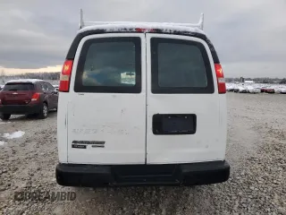 2014 Chevrolet Express Cargo Van with VIN 1GCWGFBA9E1122629, listed as a Copart auction lot 81180664 with 166,832 mi miles and Clean Title. Bid and sale history available at carsss.com. Image 6.