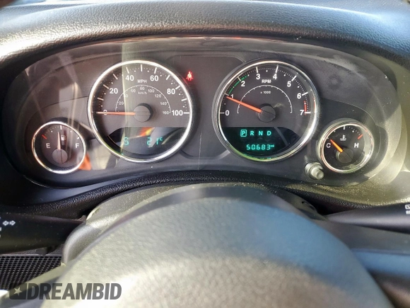 2017 Jeep Wrangler Unlimited Sport z VIN 1C4BJWDG0HL581252, wystawiony jako Copart lot #56397115 z przebiegiem 50 683 mil mil oraz Nie do naprawy • Non repairable. Historia ofert i sprzedaży dostępna na DreamBid. Obrazek 9.