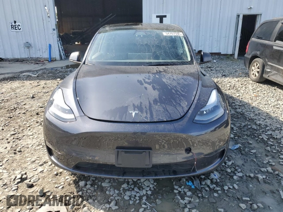 2024 Tesla Model Y Long Range with VIN 7SAYGDEE7RA307013, listed as a Copart auction lot 54767595 with 12,953 mi miles and Salvage Title. Bid and sale history available at DreamBid. Image 5.