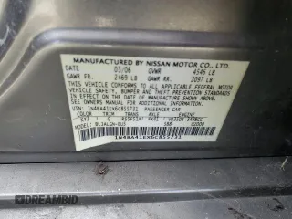 2006 Nissan Maxima SE z VIN 1N4BA41EX6C855731, wystawiony jako Copart lot #56752135 z przebiegiem 160 652 mil mil oraz Czysty tytuł • Clean title. Historia ofert i sprzedaży dostępna na DreamBid. Obrazek 12.