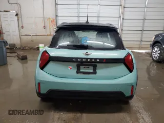 2025 MINI Hardtop Cooper S with VIN WMW23GD07S2W67817, listed as a Copart auction lot 53998735 with 337 mi miles and Salvage Title. Bid and sale history available at DreamBid. Image 6.