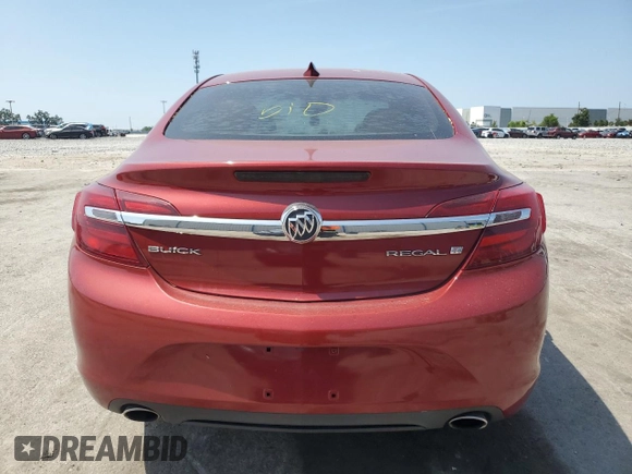 2015 Buick Regal with VIN 2G4GK5EX5F9134296, listed as a Copart auction lot 58012385 with 121,973 mi miles and Salvage title. Bid and sale history available at DreamBid. Image 6.