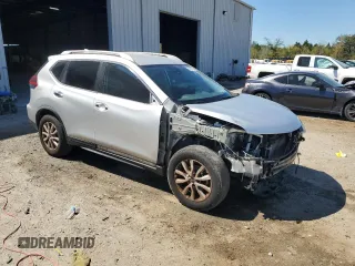 2019 Nissan Rogue SV with VIN KNMAT2MT0KP525548, listed as a Copart auction lot 49007295 with 91,305 mi miles and Non Repairable. Bid and sale history available at DreamBid. Image 4.